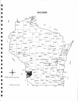Wisconsin State Map, Crawford County 1980